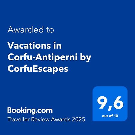 Vacations In Corfu-Antiperni By Corfuescapes Apartment Antipernoi Exterior foto